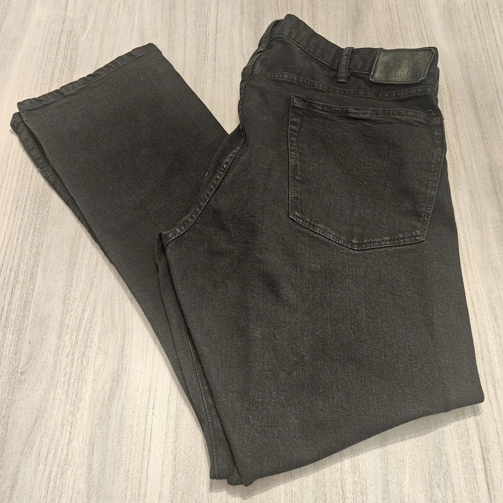 Polo Ralph Lauren Jeans Men's 40x32 Black The‎ Varick Slim Straight Leg Denim
